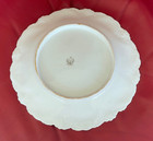 Rs Prussia Rare Gold Gilt  9  Plate W  Swans And Reflecting Flower Decor 
