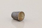 Sterling Silver Greek Key Thimble 11 16  Size 11 Large