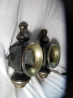Antique 13  Carriage Lanterns All Glass Intact