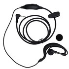 2x 2 5mm Jack Headset Earpiece Mic For Motorola Radio Talkabout Walkie Talkie