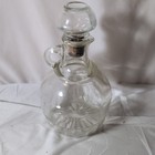 Vintage Glass Wine  Liquor  Beverage Decanter Check Photos For Stopper Condition
