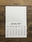 2027 Tear Off Mini Calendars - 2 1 4  X 3   lot Of 12   Craft Calendar Pads