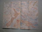 Vintage Pacific Ocean  New Zealand New Guinea Map National Geographic April 1962