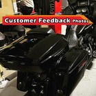 Chopped Trunk Black Latch Backrest Fit For Harley Touring 2014-25