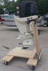 Boss Boat Motor Stand Cart Dolly Bracket Outboard Mount Gas