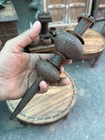 19th Century Ancient Old Iton Hand Forged Beautiful Lance End Spear Handle End