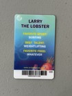 Larry The Lobster Spongebob Squarepants Dave And Busters Coin Pusher Card