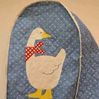 Vintage Blue Country Goose Geese Appliance Cover Mixer Blender Cottage Core