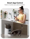 Wopet 6l Automatic Cat Feeder Wifi Automatic Dog Feeder With App Control For    