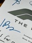 F1  The Movie Script Signed- Autograph Reprints- Brad Pitt- F1 Script- Racing