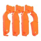 Plastic Bottle Cap Opener  3 Pack Water Bottle Opener  Orange Soda Can Opener