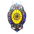 Stained Glass Tiffany Style Victorian Design Hanging Window Panel Suncatcher