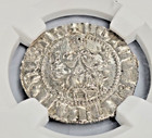 1198- 1219 Silver Cilician Armenia Tram Levon I Crusades Coinage Ngc Ms 62 S223
