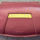 Singer Vintage Slant Needle Buttonholer In Pink Clamshell Case 1960 