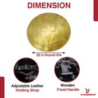 Conan Cimmerian Shield Replica 20g Mild Steel Round Armor Larp Cosplay