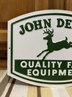 John Deere Metal Sign Parts Service Equipment Vintage Style Tractor Wall Decor 3