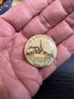 Celluloid U s  Battleship Indiana Pin Pinback Vintage Pre-ww2 Wwii Us Navy 