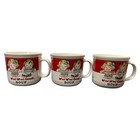 Vtg    89    99 Campbell s Soup Kid Mugs Set Of 6 Mm Mm Good Bowls