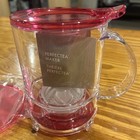 Teavana Perfectea Maker Loose Leaf Tea Infuser Brewer Hot Pink Clear Bpa-free