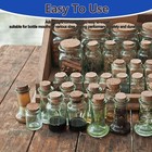 100pack 10 Sizes Cork Stoppers small Corks Plugs For Bottles