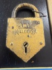 Miller Usa Old Vintage Padlock  no Key  Antique Elephant Logo Lock 1800s  