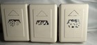 Paper Punch Lot 3pc White Decorative Border pattern Craft Punches Assorted