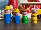 Vintage Fisher Price Little People Play Family Farm 915  Complete 