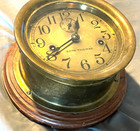     antique Vintage 7    Brass Seth Thomas Ships Bell Clock