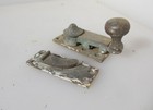 Large Victorian Brass Sash Window Latch Lock Fastener Catch Old Handle Antique