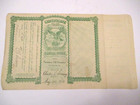 Antique 1908 Tammany Oil Co Tulsa Indian Territory Stock Certificate Indian Seal