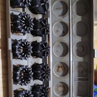 Jacobs 500 Series Spring Collets Set W  Case For J50  500 Series 