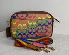 Jamie Camera Bag In Rainbow Signature Canvas Ca175