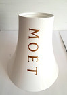 Moet   Chandon Champagne Ice Bucket Acrylic Plastic White 11x11 In