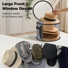 Extra-large Clear Hat Storage Box  Ideal For Travel And Wardrobes