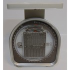 Vintage Pelouze Postage Scale Metal Postal Scale Desk Office Mail Mechanical Old