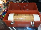 Vtg Aladdin Thermos   Box Lunch Box Excellent Condition 
