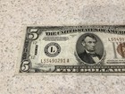 1934-a  5 Five Dollars    hawaii    Frn Federal Reserve Note