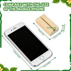 Isusser 15 Pieces Wood Table Number Stands 2 75 X 1 38 X 0 71 Inch  Beige 