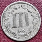 1888 Three Cent Nickel 3c Higher Grade Details Rare Date  98003