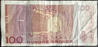 Norway 100 Kroner 1995 Flagstad Norwegian Currency Bank Note Circulated Bill