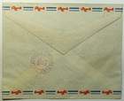 1937 Curacao Klm Dutch Airlines Registered Airmail Cover Willemstad To Miami Fl