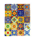 Mexican Talavera Tile Spanish Mediterranean Art Colorful 4 x4  Ceramic Hand P   