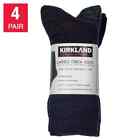 Kirkland Signature Women s Wool Crew Socks 4 Pack Black