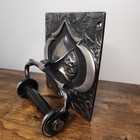 Vintage Amerock Monterey Toilet Paper Tissue Holder Antique Silver