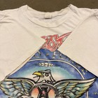 Vintage 1988 Aerosmith Aero Force One Tour T Shirt Pine Knob Detroit Size L