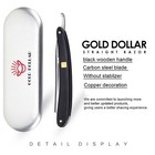 Straight Razor Wooden Scale Vintage Razor For Men   Barber Shaving Ready With   
