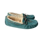 Ugg Dakota Womens Bluegreen Suede Moccasin Slippers 5612 Size 11 New