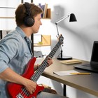 Ktaxon 4 String Electric Bass Guitar full Size basswood With Bag   20w Amp