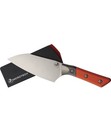 Microtech Knives 3300b-10em Ember G10 M390mk Steel Small Santoku Kitchen Knife