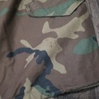Cold Weather Woodland Camouflage Military Field Jacket Medium Long